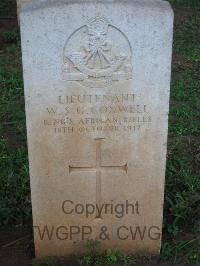 Dar Es Salaam War Cemetery - Coxwell, W S G